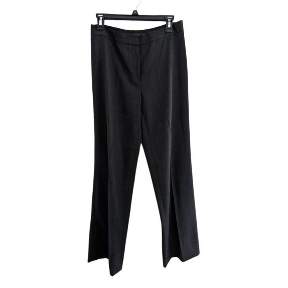Lafayette 148 New York Charcoal Grey Relaxed Fit Dress Pants Size 6 - Picture 1 of 6
